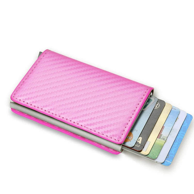 Anti Thief Rfid Credit Card Holder Smart Minimalist Wallet Men Women Slim Bank Cardholder Case Money Bag Cash Creditcard Purse