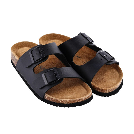 SUFU Leather Birkenstocks Cork Flip Flops For Women Sandals