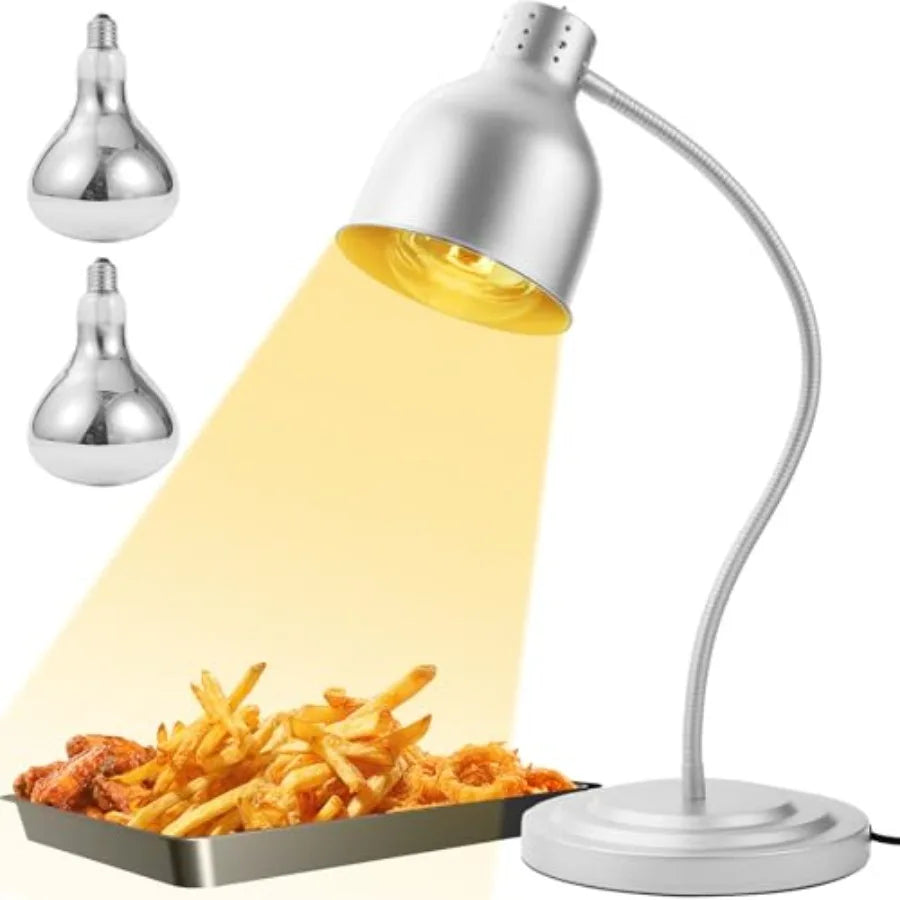 Heat Lamp For Food With Flexible Arm 250W Bulbs Catering