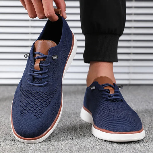 Big Running Mens Lightweight Knitted Shoes For Daily Walking Hiking
