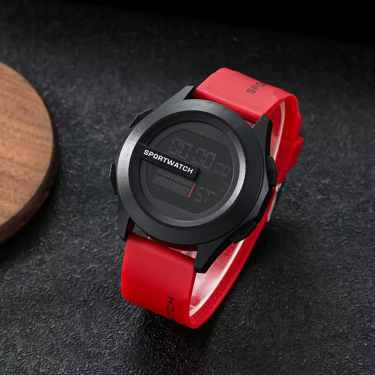 Digital LED Sports Watch For Men Waterproof Alarm Clock Fitness