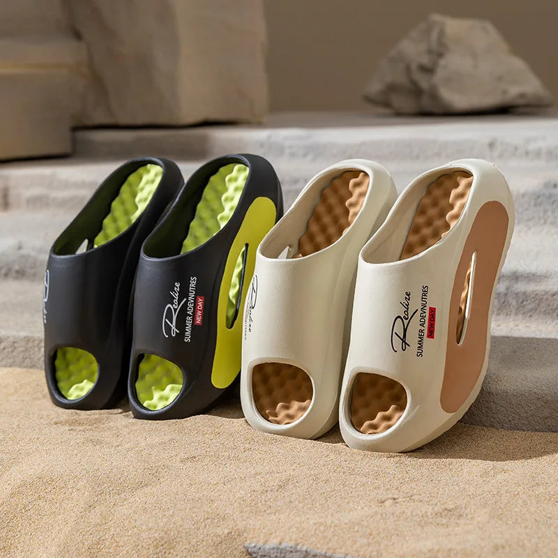 Men And Women Leisure Slippers EVA Anti Slip Indoor Outdoor Beach Sandals