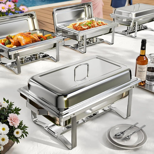 Chafing Dish Buffet Set Stainless Steel Food Server And Warmer Catering