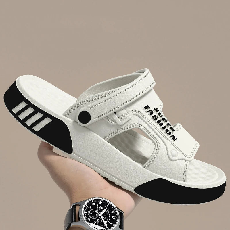 Men EVA Slippers Soft Sole Platform Slides Indoor Outdoor Sandals