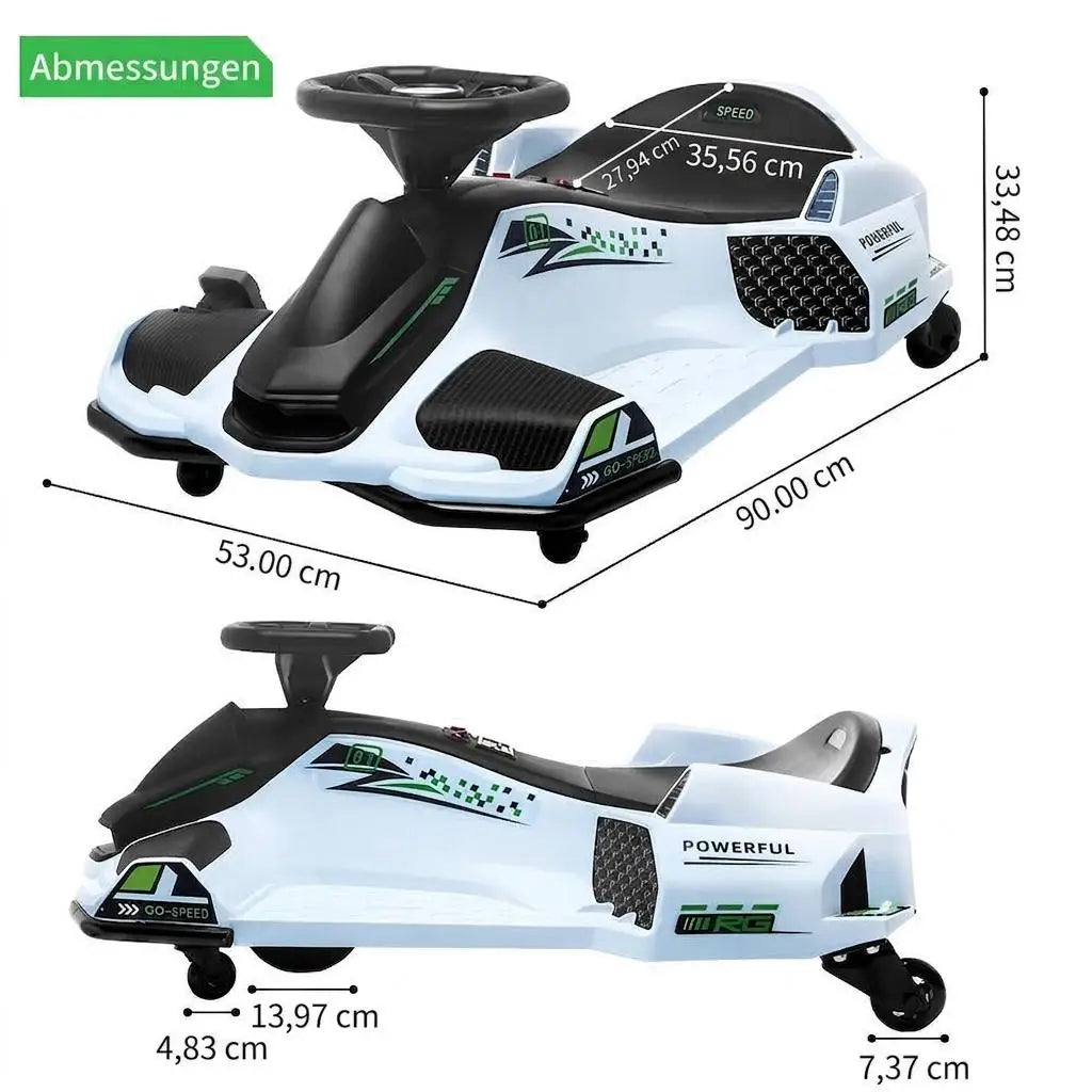 HiMiss Kids Electric Brushless Drift Go Kart Ride On