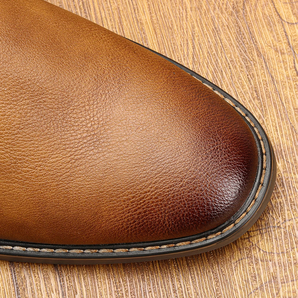 Hecrafted Ankle Chelsea Boots For Men Casual Comfort