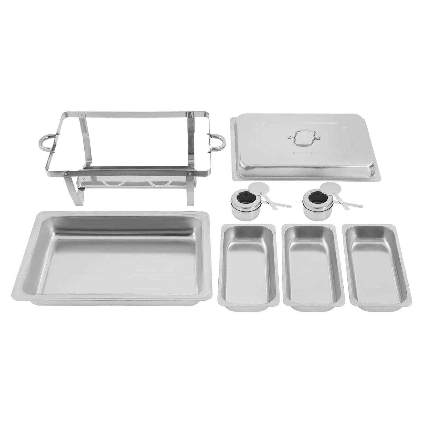 Hign-concerned 3 Compartment Stainless Steel Chafing Dish