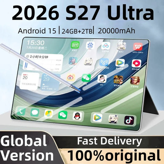 Original Tablet S27 Ultra Android Tablet PC Phone With Dual Wifi