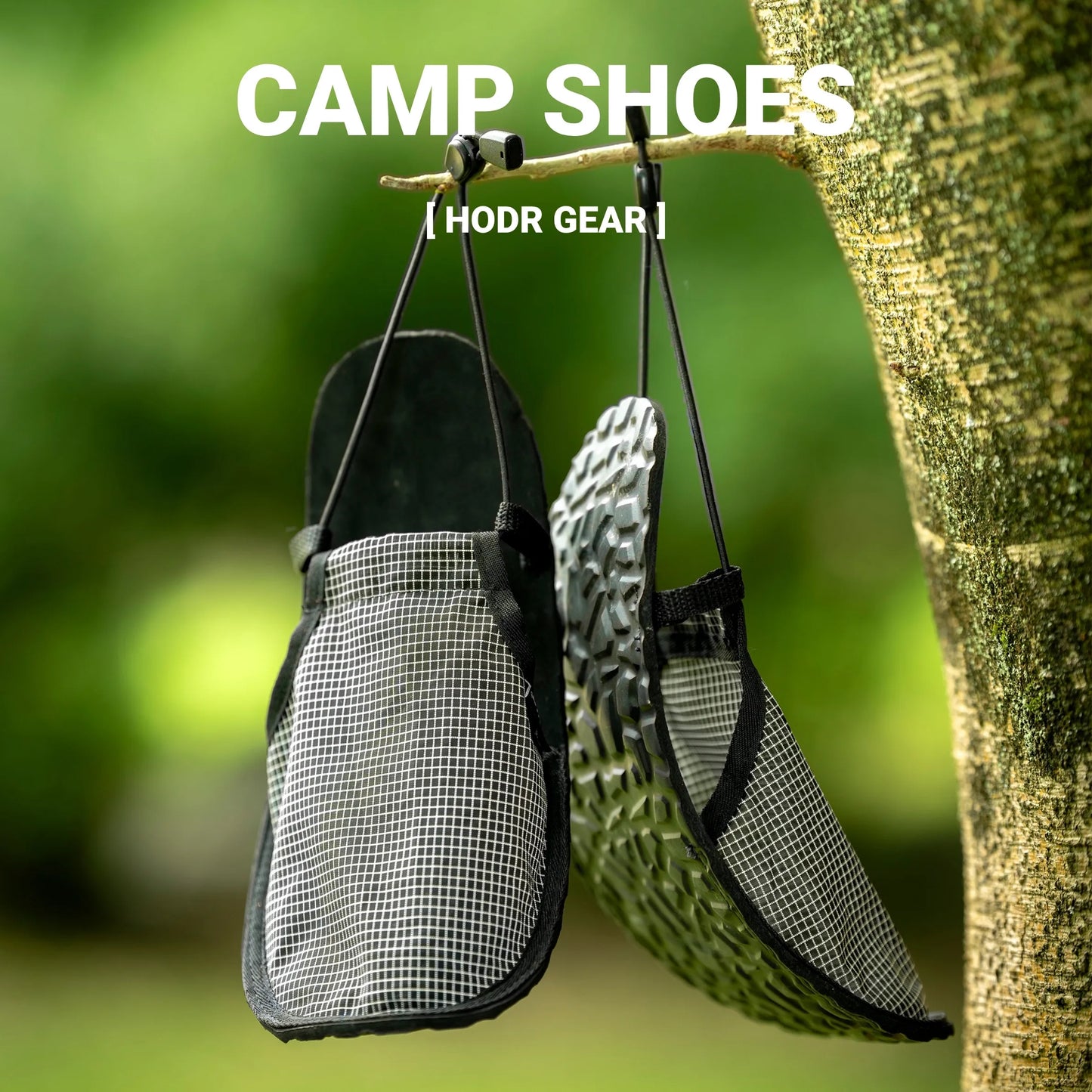 HODR GEAR Camp Shoes Ultralight Rollable Footwear Breathable Dyneema Grid