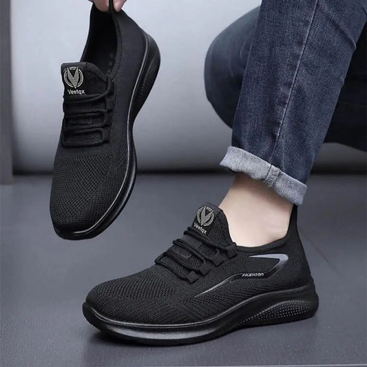 Unisex Breathable Mesh Running Shoes Lightweight Athletic Sneakers