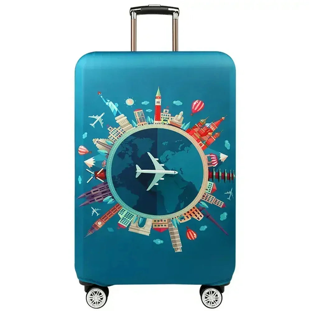 Luggage Cover Stretch Fabric Suitcase Protector Baggage Dust Case Cover Suitable for18-32 Inch Suitcase Case Travel \[p';[[l