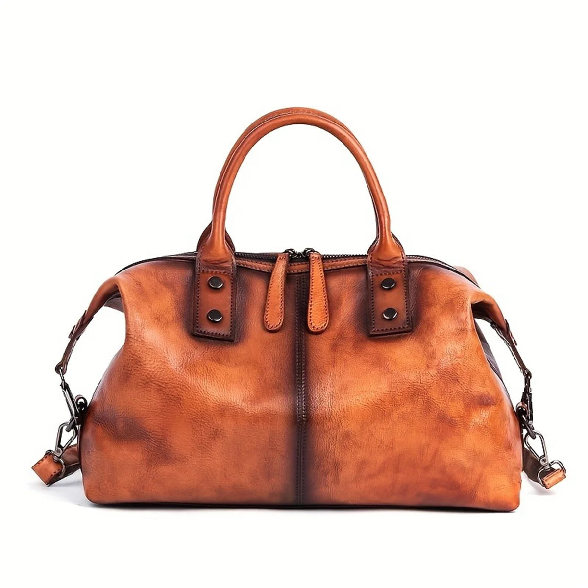 Zhejiang Genuine Leather Dumpling Shoulder Bag Top Handle