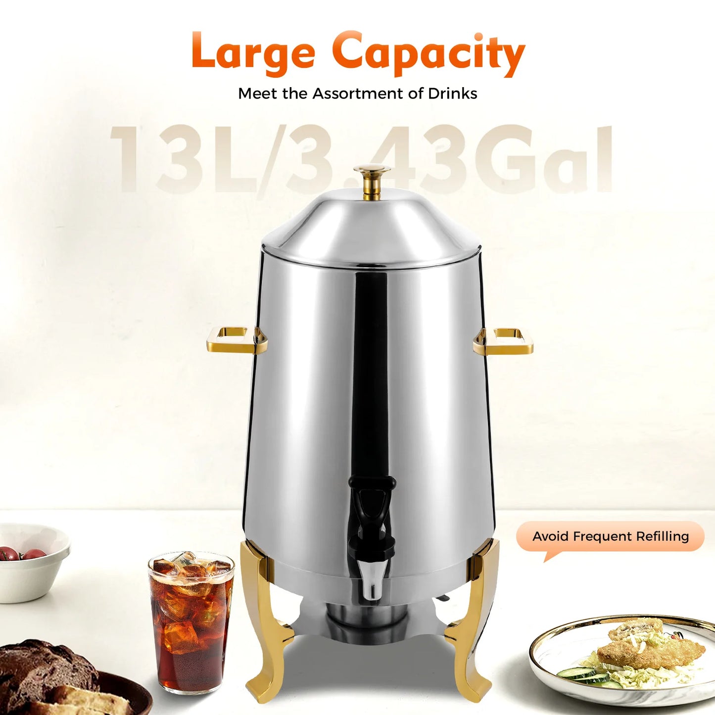 Hign-concerned Chemical Stainless Steel Beverage Dispenser