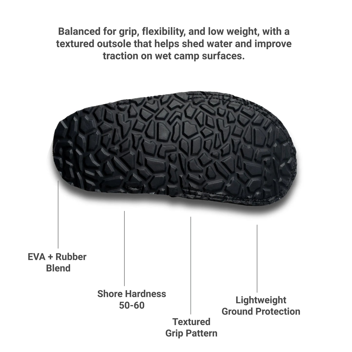 HODR GEAR Camp Shoes Ultralight Rollable Footwear Breathable Dyneema Grid