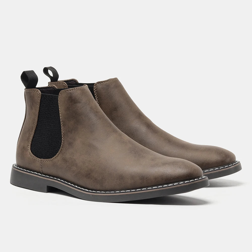 Hecrafted Ankle Chelsea Boots For Men Casual Comfort