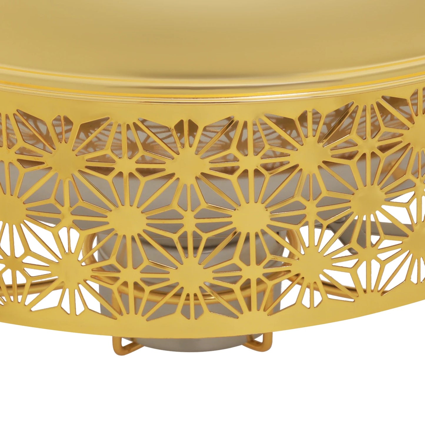 Gold Chafing Dishes for Buffet 8 L/8.38 Quart, Stainless Steel Round Chafer Buffet Servers and Warmers Set Large Food Warmer Chafer, for Weddings, Parties, Banquets, and Restaurants (8L/8.38QT)