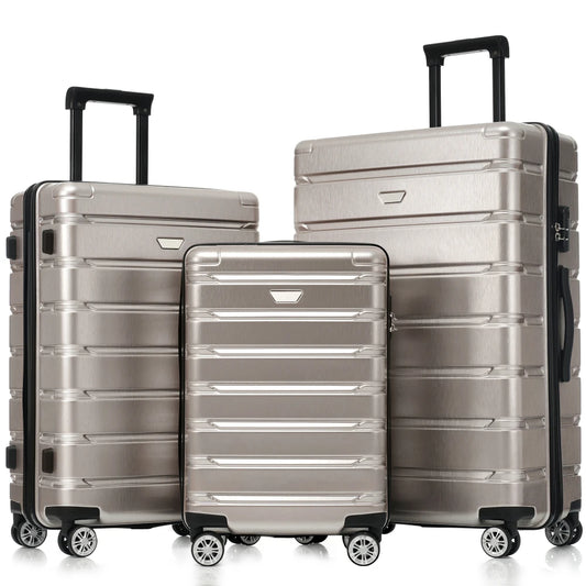 CN Hong Kong Hardshell Luggage Set Three Piece ABS PC