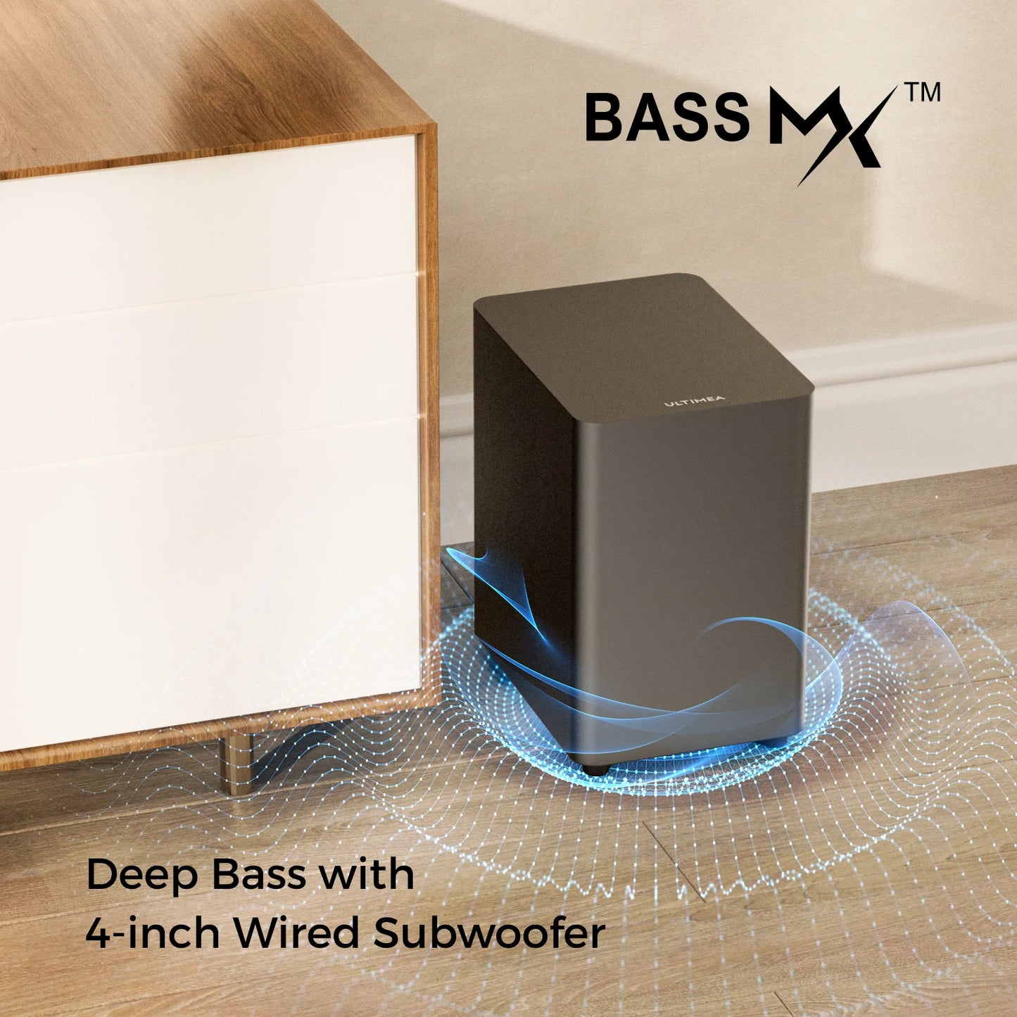 ULTIMEA 7.1 Channel Sound Bar System With App Controlled Virtual Surround Sound