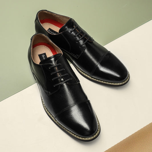 Bruno Marc Classic Modern Oxford Wingtip Lace Dress Shoes