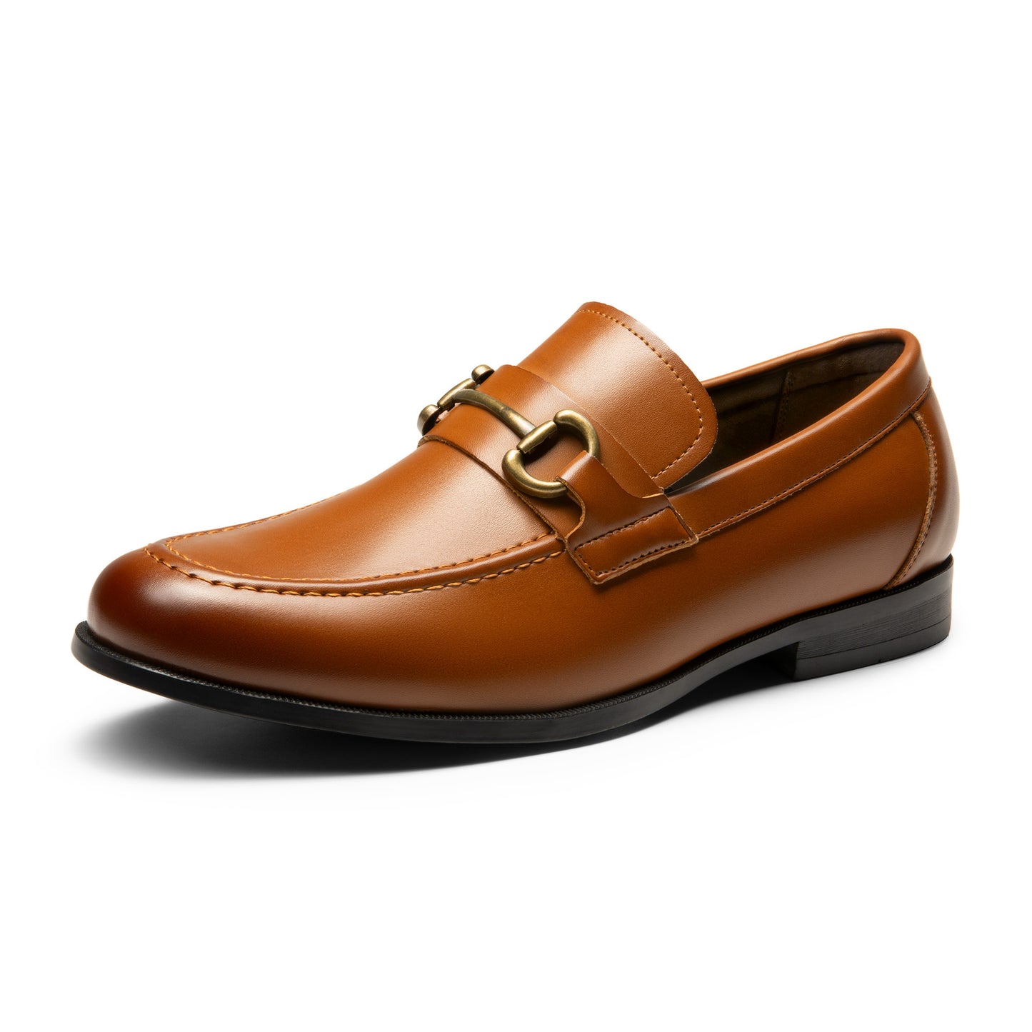 BRUNO MARC Men Classic Slip On Penny Loafers With Buckles