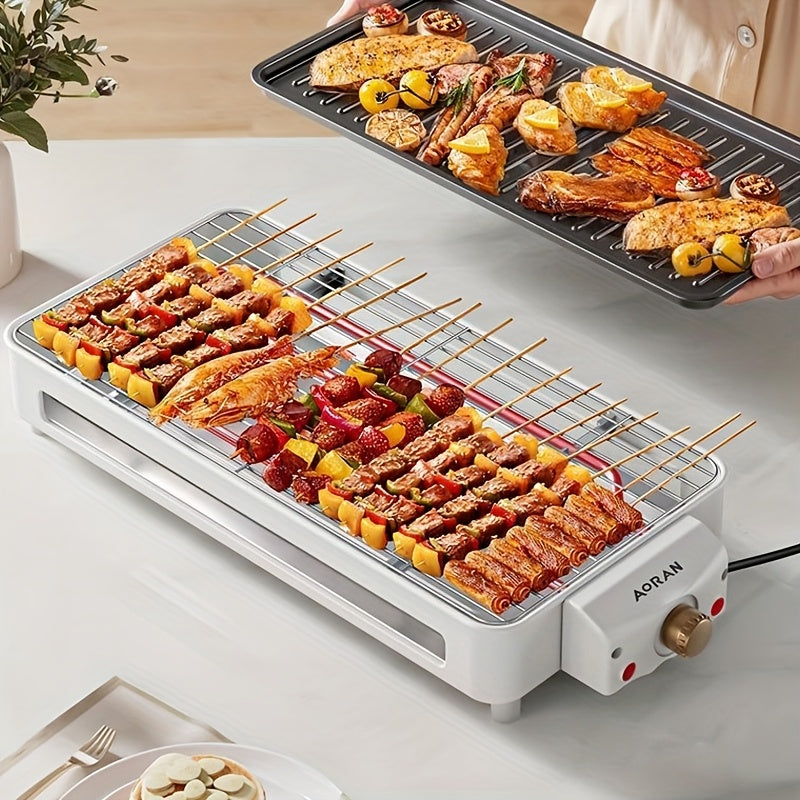 Aoran 1500W Smokeless Electric Grill Indoor Nonstick