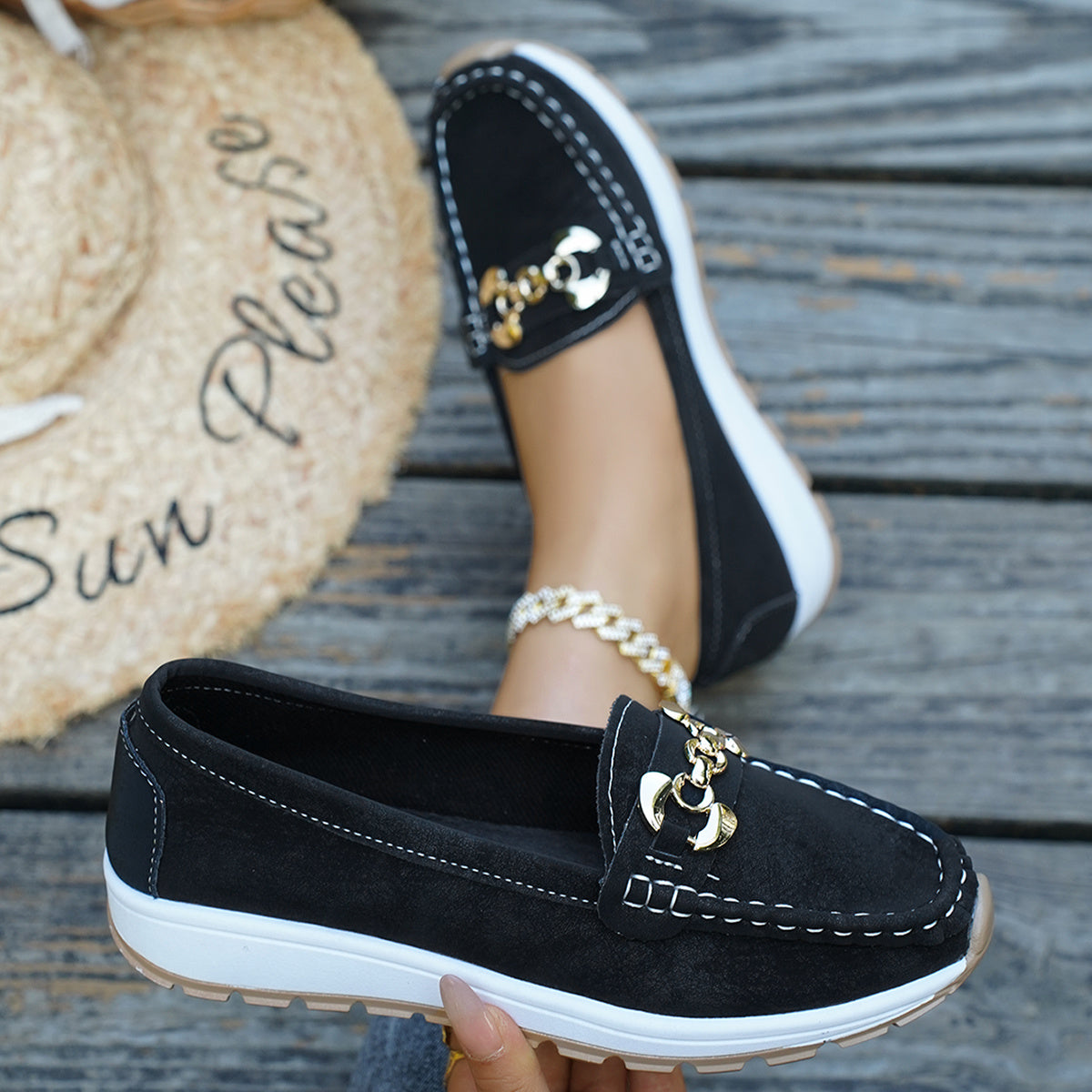 All Nations Emporium Women Slip On Loafers All Season