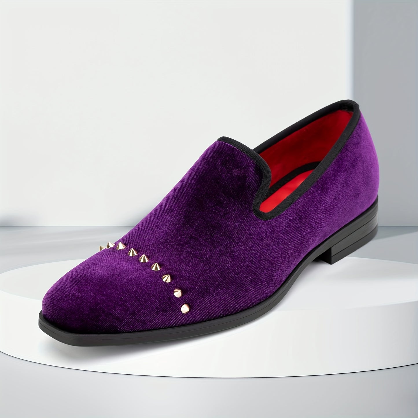 Mens Elegant Wedding Fashion Loafers Slip On Party Shoes