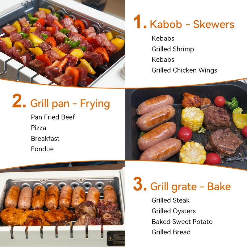 Smokeless Electric Grill 110V Plug With Temperature Control