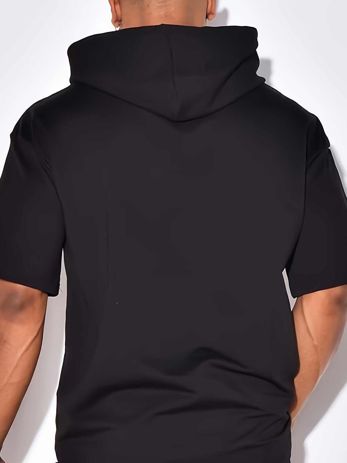 Men's 2pc Hoodie Sweatshirt And Shorts Set Spring Summer