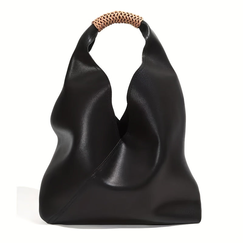 Women Large Capacity Handbag With Magnetic Closure