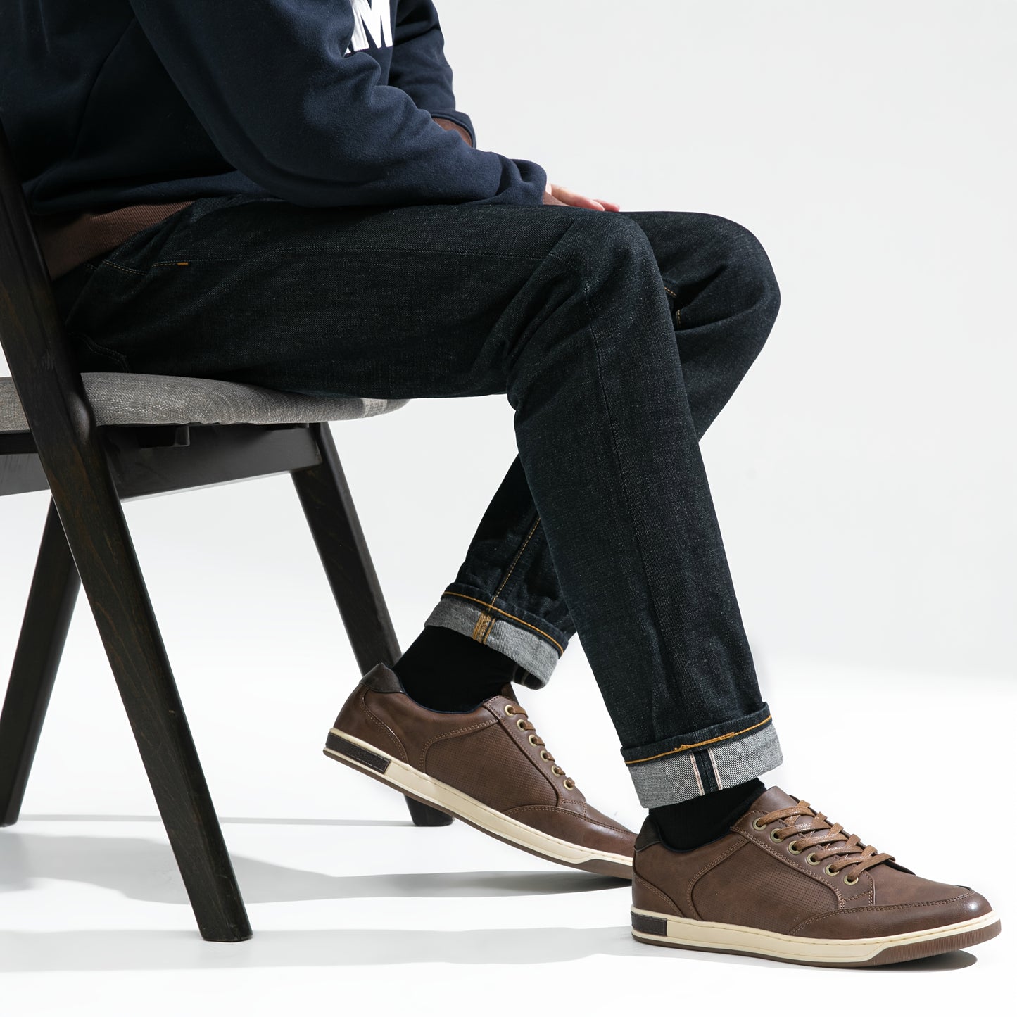 JOUSEN Men Casual Sneakers All Season Low Top Round Toe