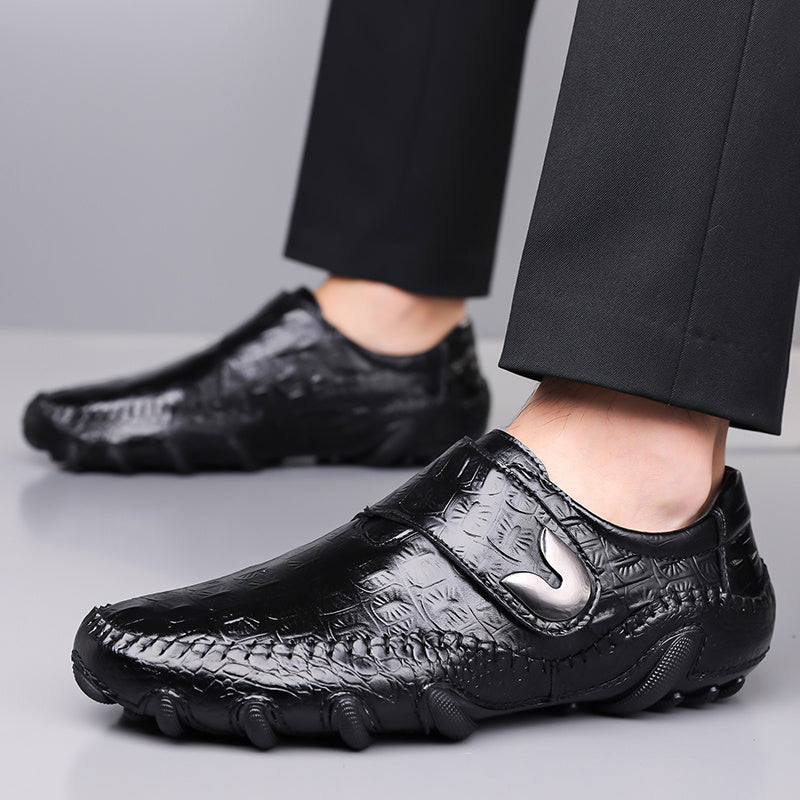 Men's Classic Slip-On Loafers With Non-Slip Rubber Sole