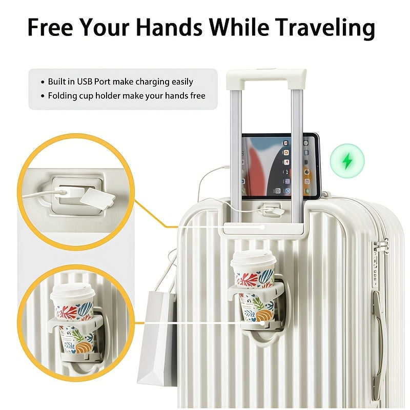 Polycarbonate Luggage Sets 4 Piece With Spinner Wheels