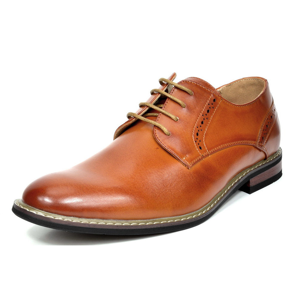 Bruno Marc Men's Wide Fit Perforated Dress Oxfords Casual