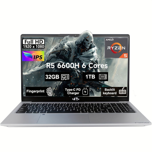 All Nations Emporium Gaming Laptop Ryzen 5 6600H 32GB 1TB