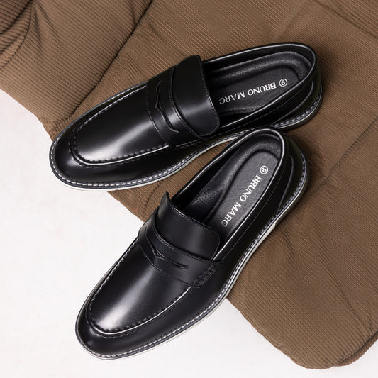 Bruno Marc Men's Anti Slip Dress Loafer Slip On Comfort