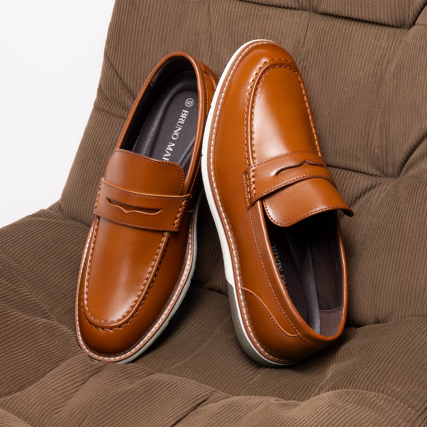 Bruno Marc Men's Anti Slip Dress Loafer Slip On Comfort