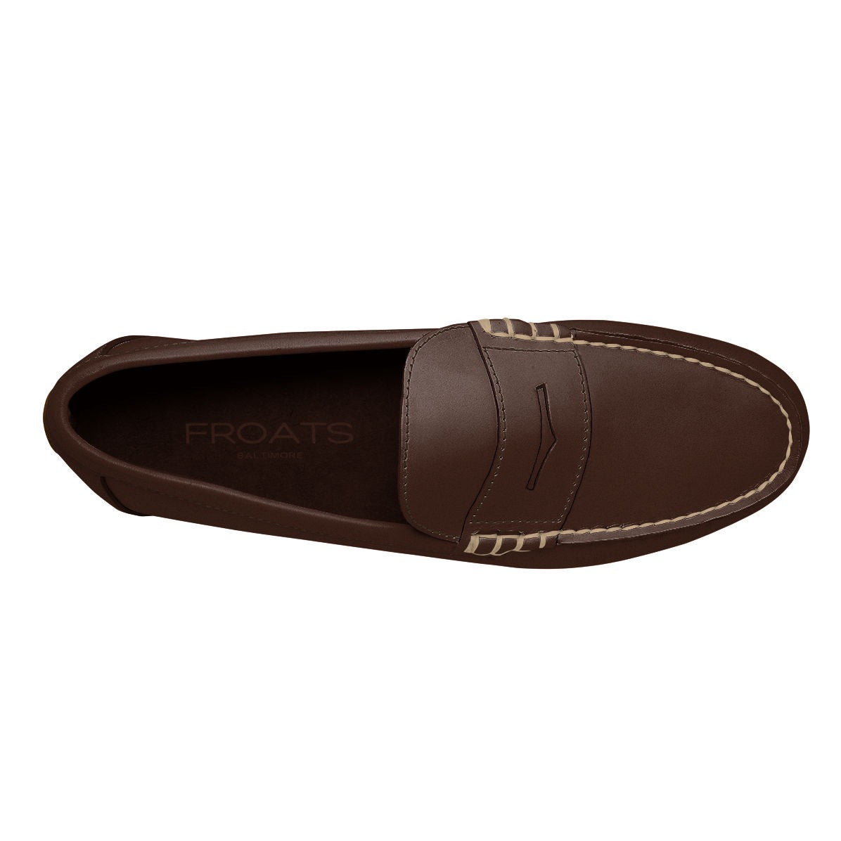 Lombard Men's Premium Leather Penny Loafer Leather Sole