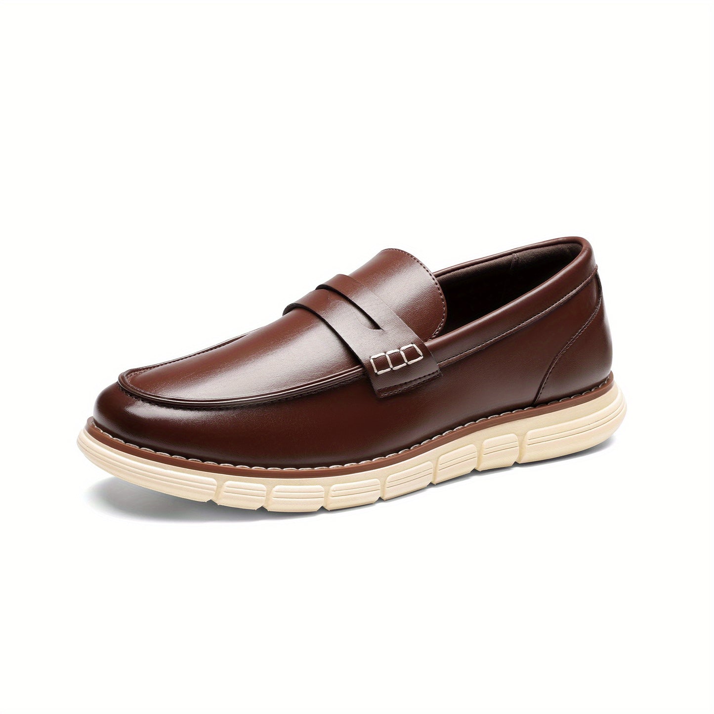 Bruno Marc Men's Classic Slip On Loafers Rubber Sole