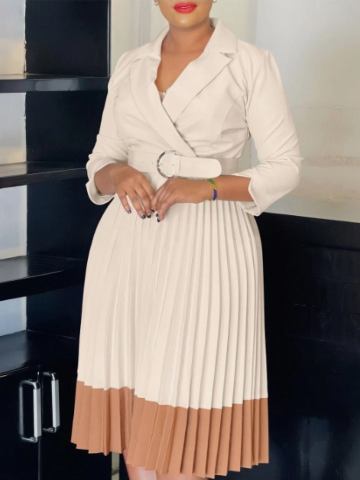 Elegant Satin Robe Midi Dress For Women Casual Summer