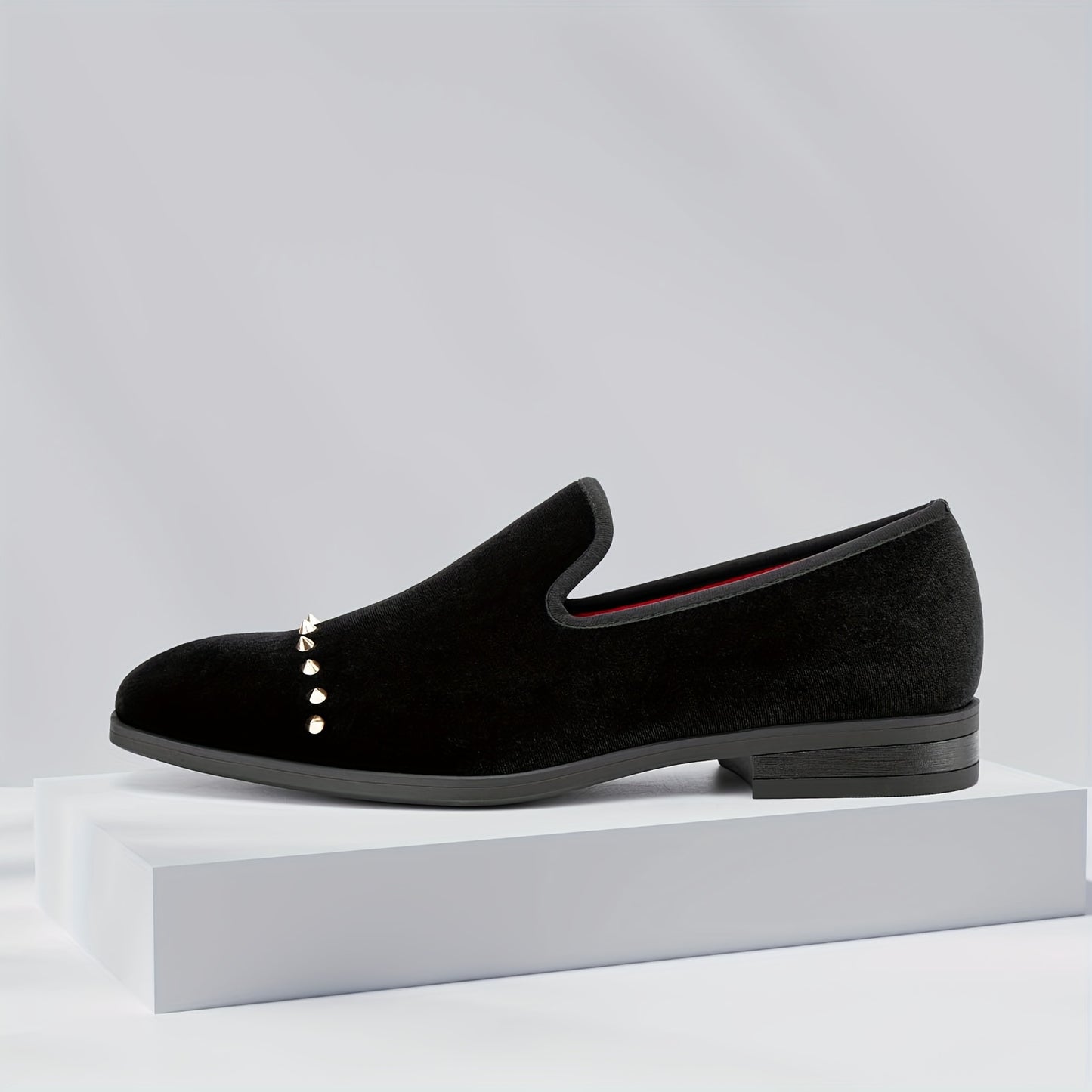 Mens Elegant Wedding Fashion Loafers Slip On Party Shoes