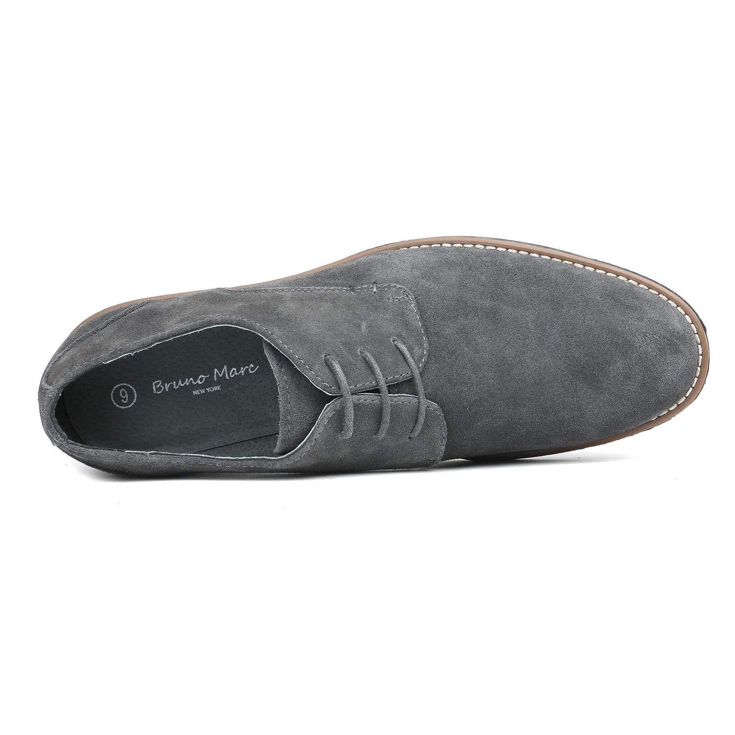 Bruno Marc Men's Urban Lace Up Oxford Shoes Suede Upper