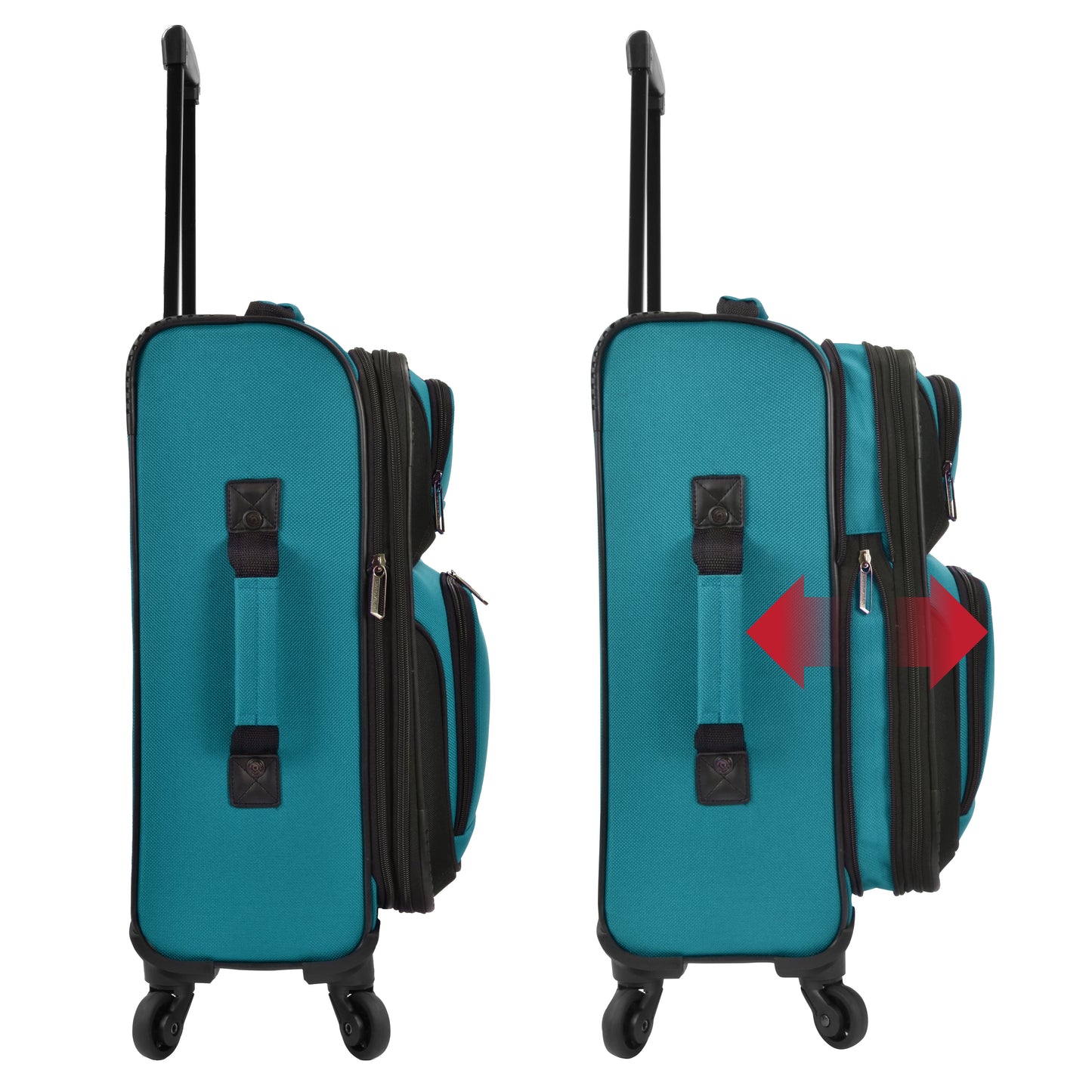 US Traveler Rio II TwoPiece CarryOn LuggageCase Set