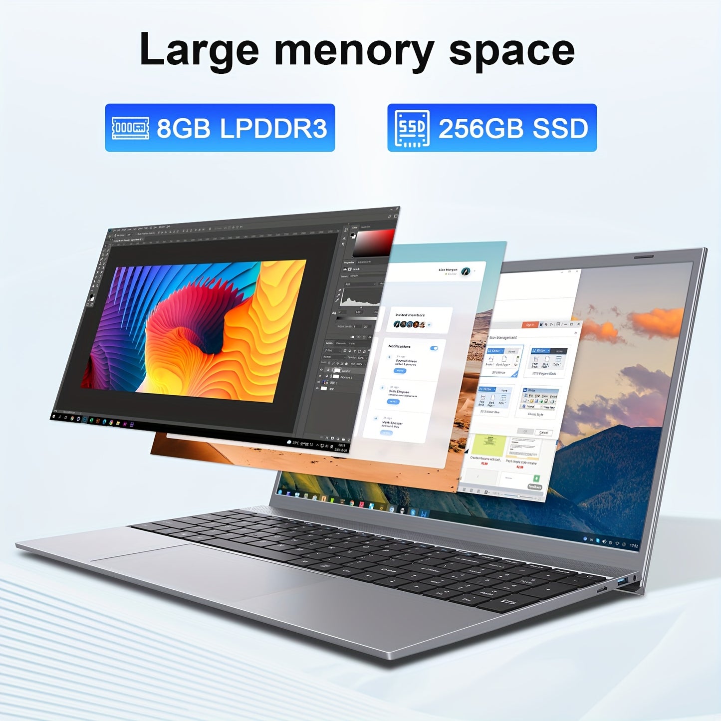 Founder Laptop TwoInOne Pentium J3710 8GB RAM 256GB ROM