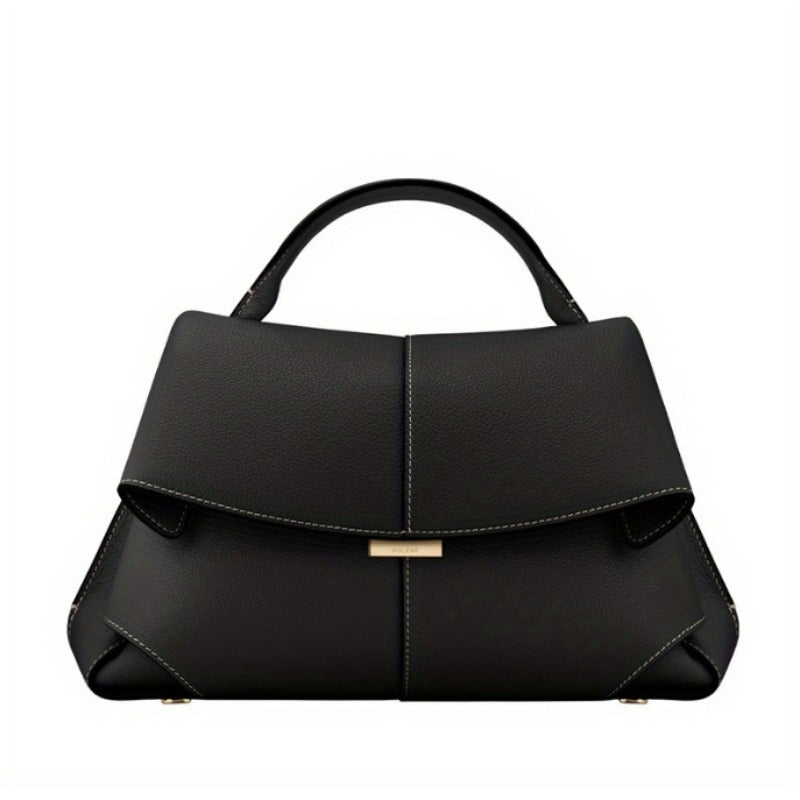 Genuine Leather Women's Messenger Bag by Fashionable Brand
