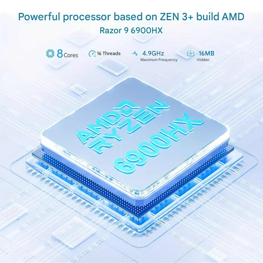 ACEMAGIC Gaming Laptop Ryzen 9 6900HX 16GB DDR5 FHD Display