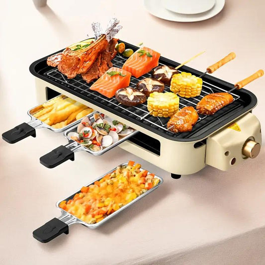 All Nations Emporium Smokeless Electric Grill With Cheese