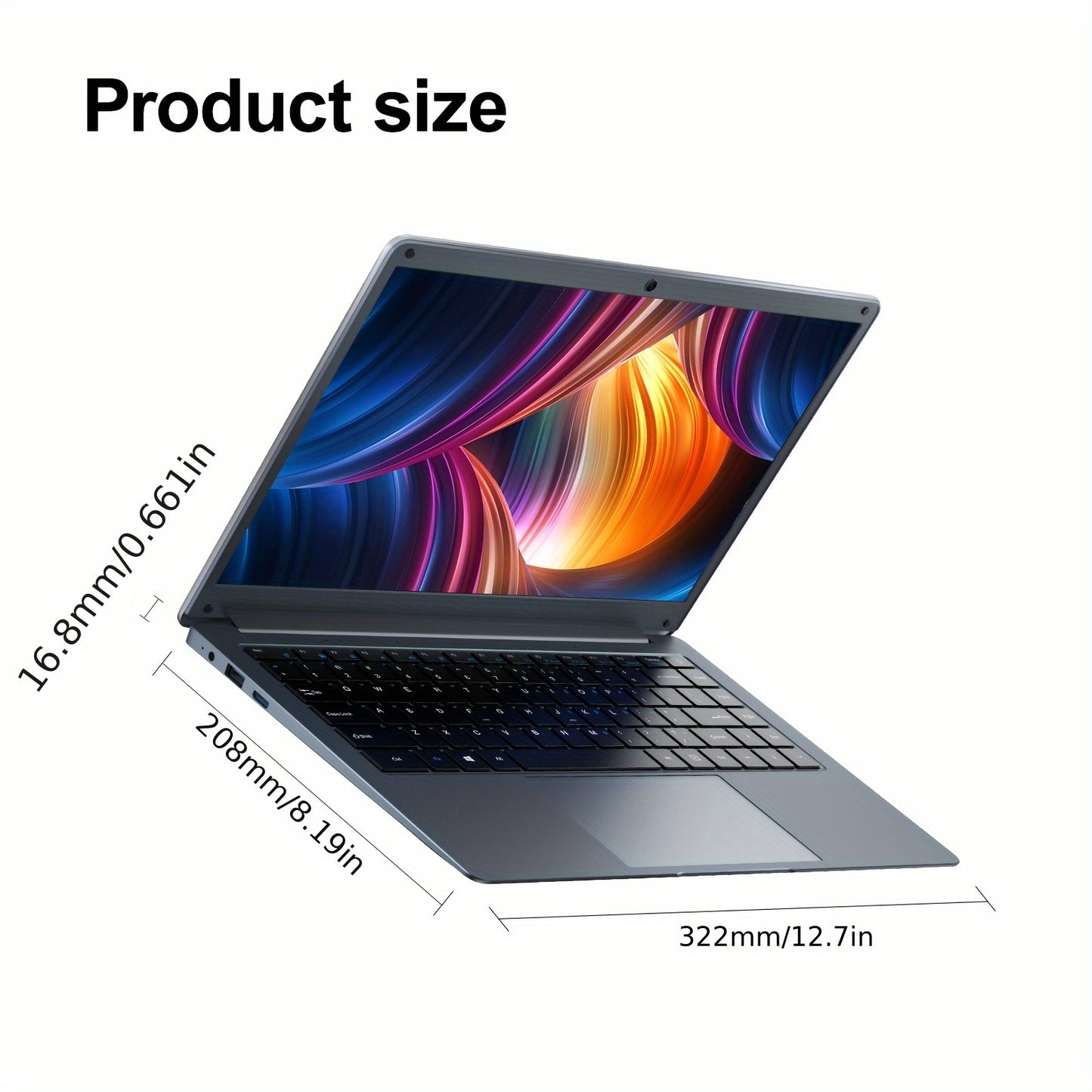 SUXICPU Laptop Celeron N3350 6GB RAM 320GB ROM 1080P