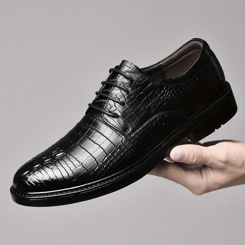 All Nations Emporium Mens British Formal Loafers Crocodile