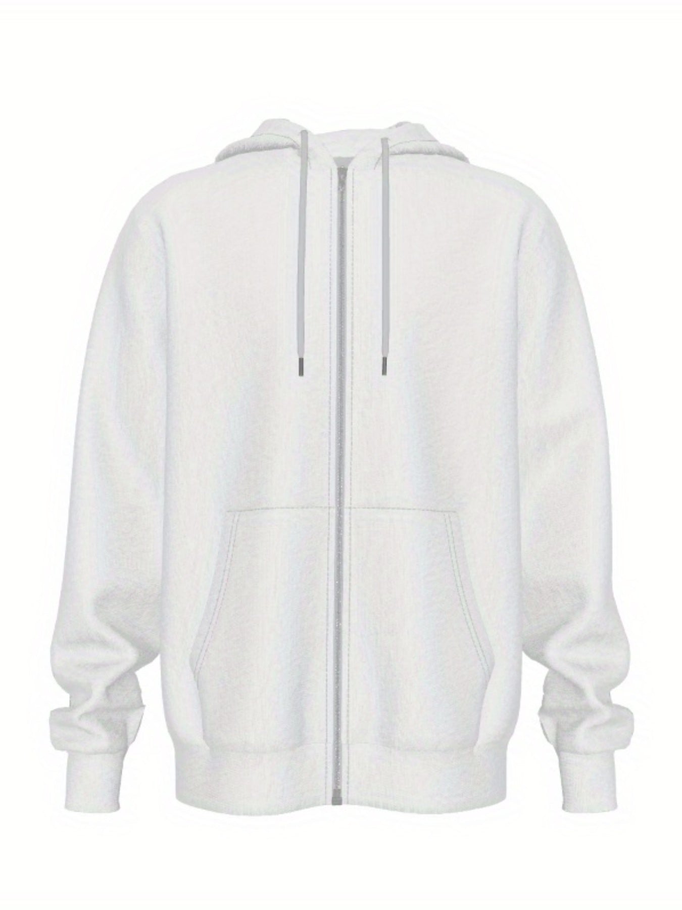 Desi Mens Full Zip Hoodie With Front Pockets Sweatshirt